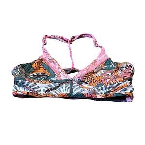 Maaji Reversible Pink Tiger Sports Bra Top